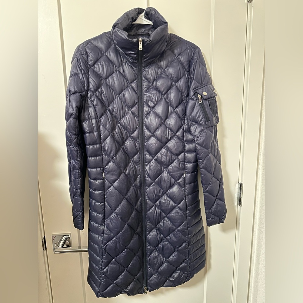 RALPH LAUREN Down-Filled Long Puffa Coat Jacket in Women’s Small - Picture 2 of 9
